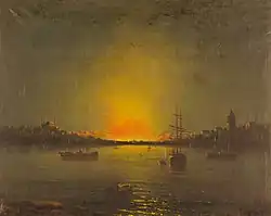 Galata Tower looking towards Haliç