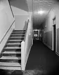 Chugath Street Winona Hall - hall and stair - 1977