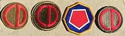 SSI for the 85th Infantry Division. WWI, WWII, 1970-1986, and present