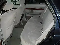 Rear seat, 1998–2002 Mercury Grand Marquis