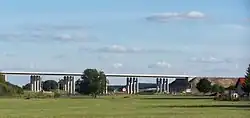 Bibra viaduct between Rentwertshausen and Queienfeld