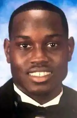 Head shot of Arbery smiling