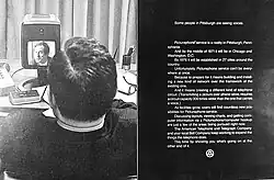 Image 28AT&T magazine advertisement announcing commercial launch of Picturephone service. (from History of videotelephony)
