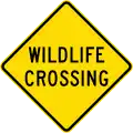 (MR-WDO-22) Wildlife Crossing (used in Western Australia)