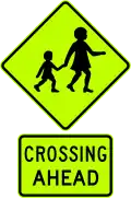 Children crossing ahead