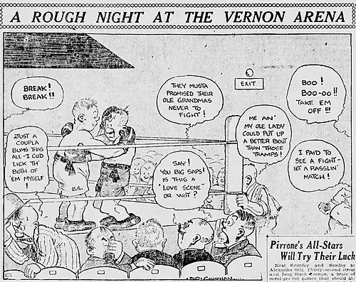 Bud Counihan comic (Los Angeles Times, August 3, 1921)
