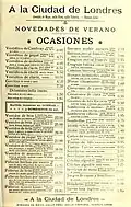 Catalog of products offered by the store in 1901.
