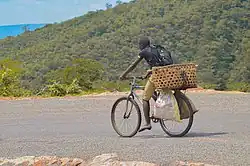 Fruit vendor in Newala