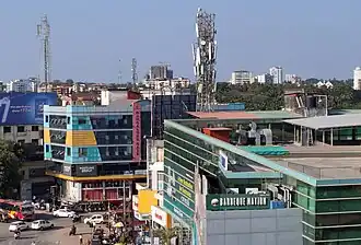 A part of Kadri skylines from far viewed from Kankanady