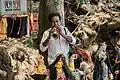A shehnai player.