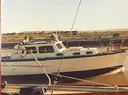 The 36" Simons Town Tunny boat which became the motor yacht Absolutely!