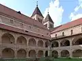 Seckau Abbey inner courtyard