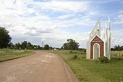 Aldea San Antonio entrance