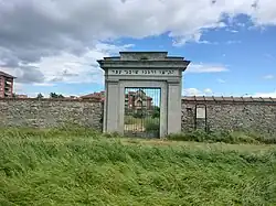Entrance to the Jewish cemetery