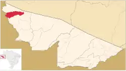 Location of municipality in Acre State