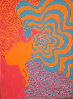 Adrian Piper's Alice Down the Rabbit Hole, 1965.