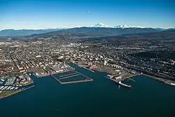 Aerial view of Bellingham