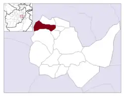 Location in Kabul Province