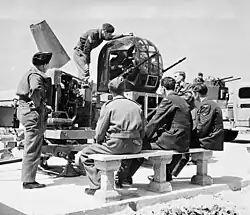 Air gunner training at RAF Aqir, 1944-1945