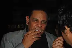 Alaa Al Aswany in Tahrir Square on the 12th of August 2011