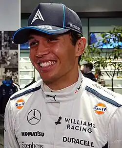 Alex Albon, 2025 season position: 8th