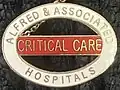 Post Graduate Nursing Badge for Critical Care (ICU Nursing ) Awarded by The Alfred Hospital