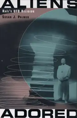 Raël stands next to a staircase, circled in blue with several circles around him