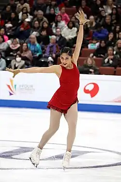 Alisson Perticheto at the 2019 Four Continents Championships