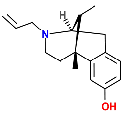 General structure of alazocine.
