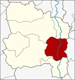 District location in Ang Thong province