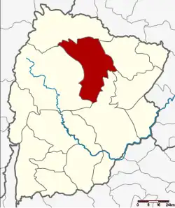 District location in Chaiyaphum province