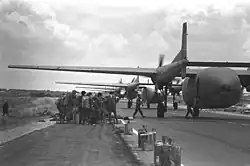 Paratroopers climb aboard en route to Jerusalem on 7 June 1967 at Tel Nof