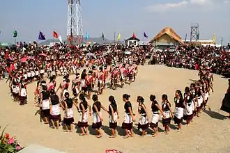 The Hornbill Festival, Kohima, Nagaland. The festival involves colourful performances, crafts, sports, food fairs, games and ceremonies.[78]