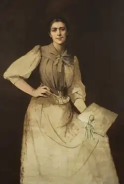 Anna Bilińska (unfinished, 1892)