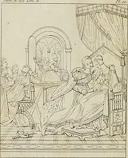 Edwy and Elgiva, 1812 (copy from Annales du musée et de l'école moderne des beaux-arts)