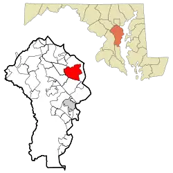 Location of Lake Shore, Maryland