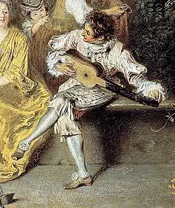 Watteau, detail of Pleasures of Love, ca. 1718–1719, oil on canvas; Alte Meister Gallery, Dresden