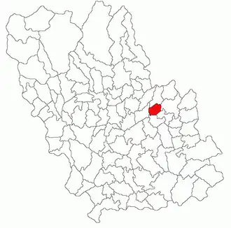 Location in Prahova County