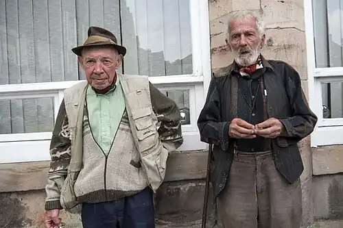 Romani men at the Appleby Horse Fair in England
