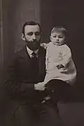 Armand Vetulani and his father Eugeniusz, c. 1912
