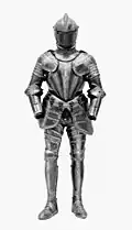 Armor for Field and Tournament, c. 1575–80, formerly at the castle (front)[8]