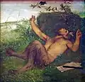 Painting of Pan by Arnold Böcklin (1864–65)