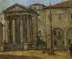 A 1924 painting by Enrico Fonda