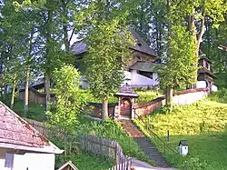 Wooden church in Leštiny (UNESCO World Heritage Site)