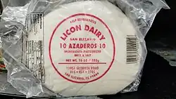 Asadero cheese from Licon Dairy