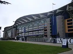 The redeveloped stand