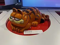 Garfield phone on display at the NCM, 2025