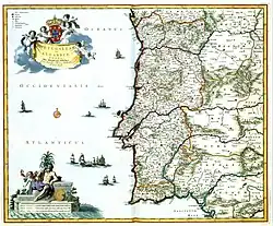 PORTUGALLIAE et ALGARBIAE REGNA
