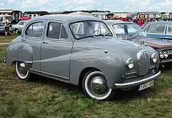Austin A40 Somerset (ca 1953) at Schaffen-Diest 2013