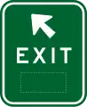 (GE2-4) Exit (with supplementary number)